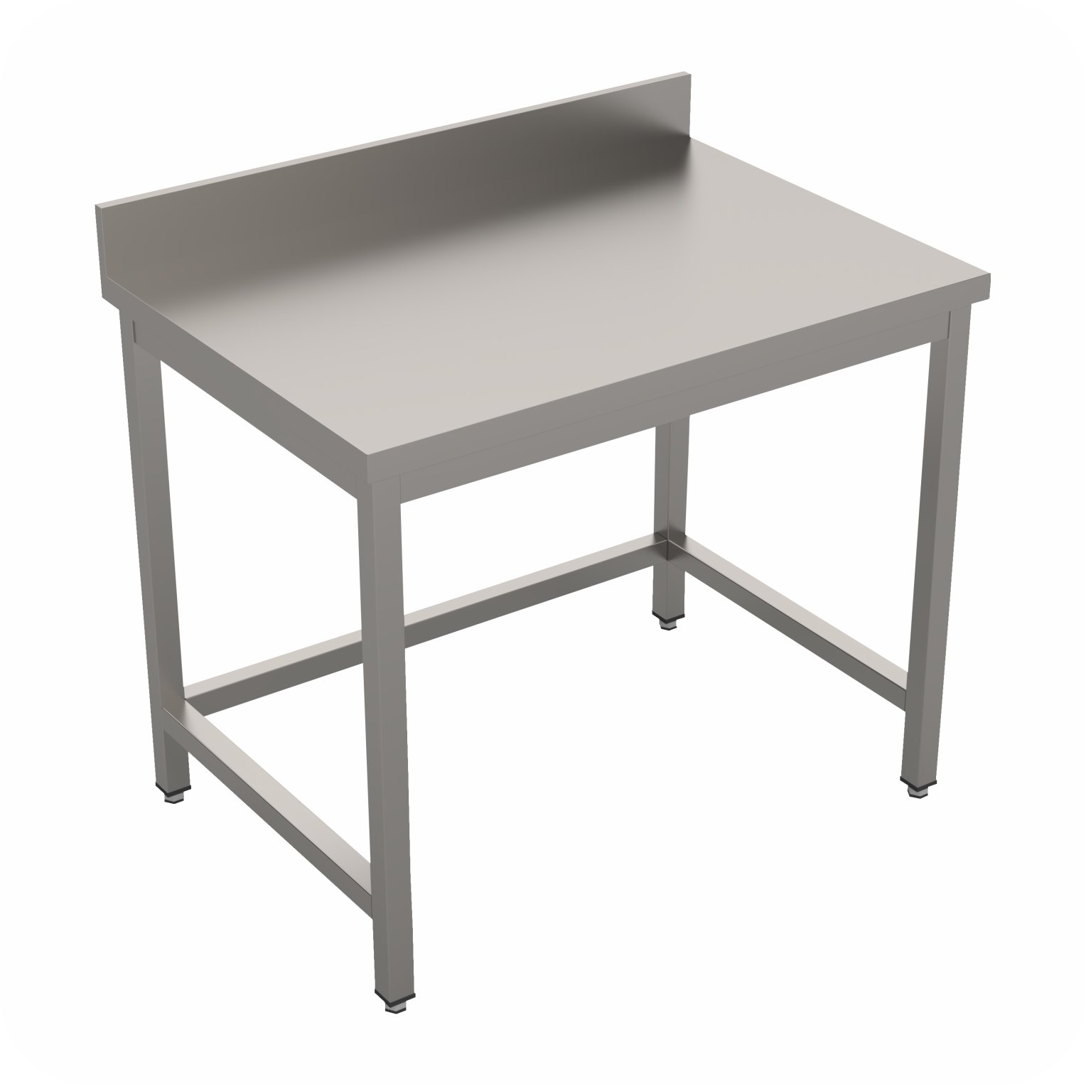 Werktafel 150x70x85 Zonder Bodemschap Met Rand, Demontabel WTF-1507085-S