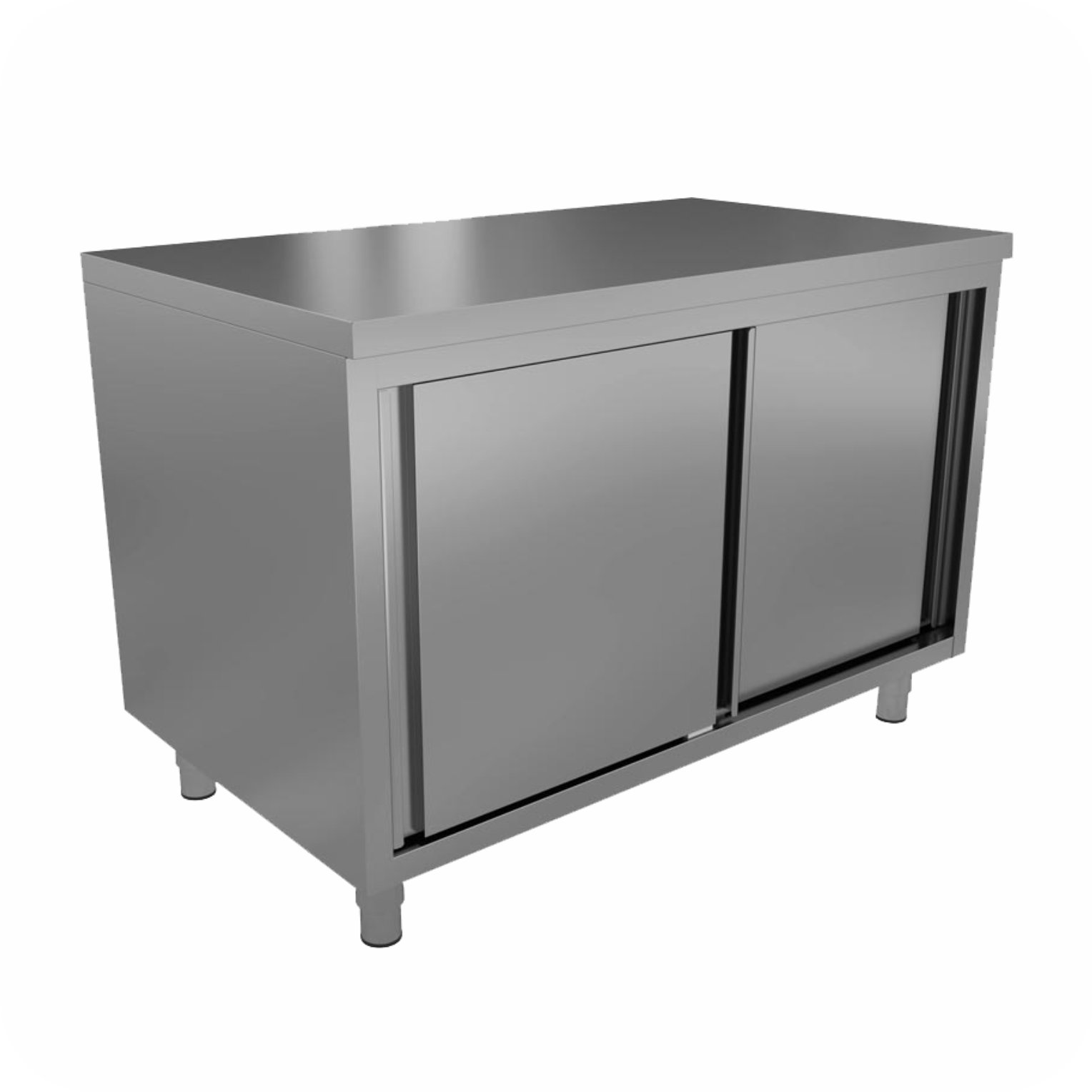 Werktafel Met Schuifdeuren 200x70x85 WT-2007085-S