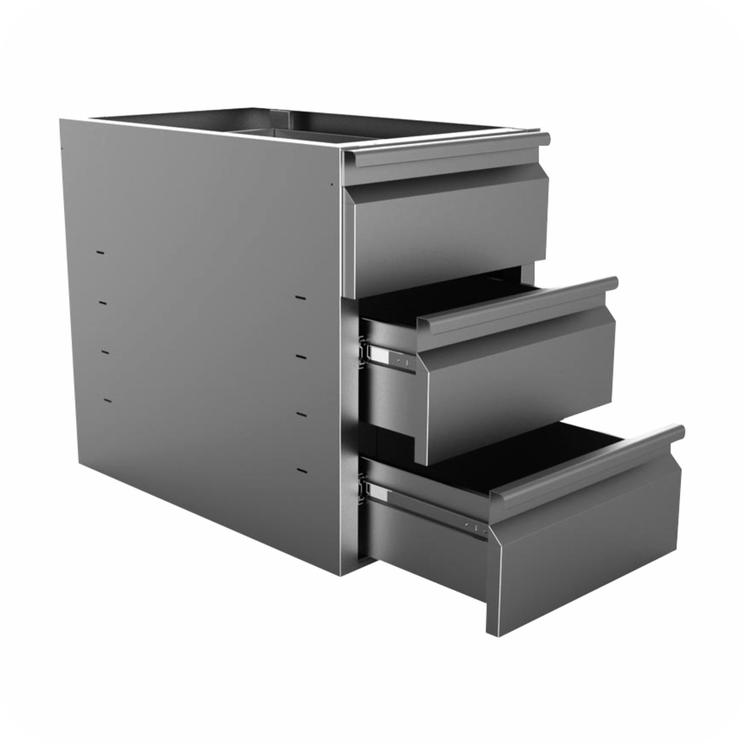 Ladenblok 3 Laden 400x570xh580 BD-4057-3