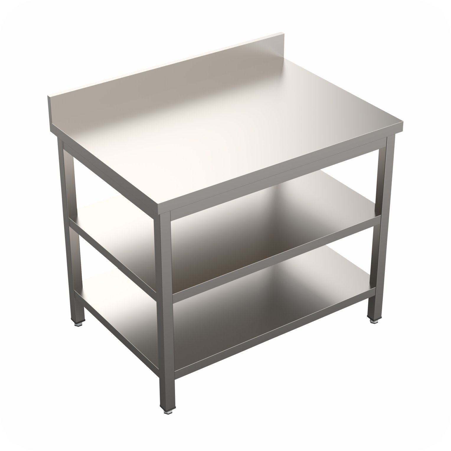 Werktafel 150x60x85 Met Middenschap, Demontabel WTF-1506085-S2A