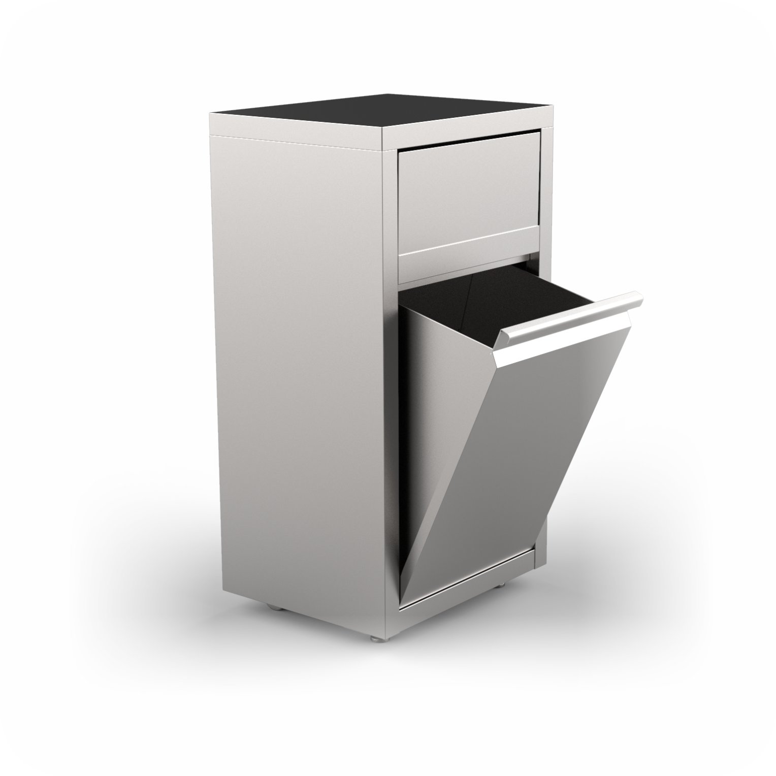 80L Afvalbak RVS TC-3