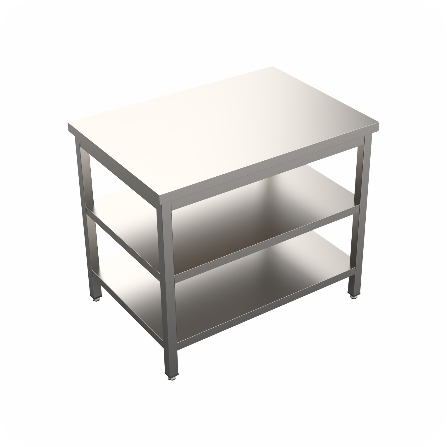 Werktafel 180x70x85 Met Middenschap, Demontabel WTF-1807085-2A